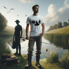 Man Fishing T Shirt