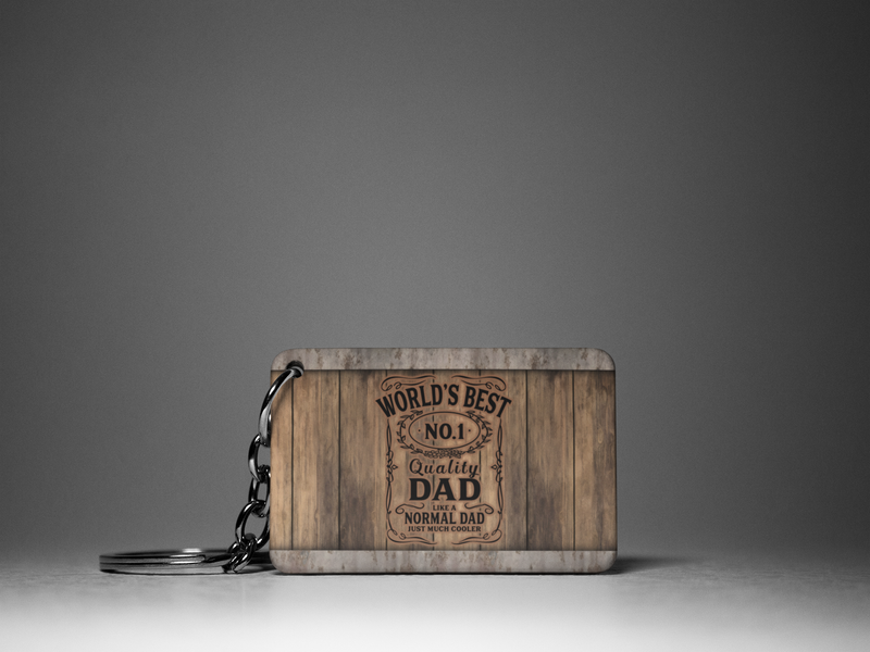 World's Best Dad Keychain